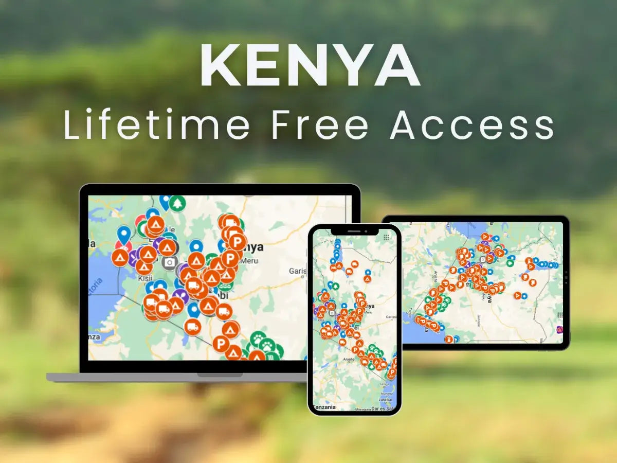 Kenya Travel Guide access details including free updates and offline availability