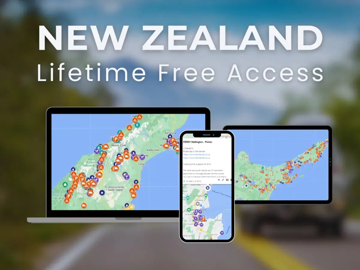 New Zealand Travel Guide access details including free updates and offline availability