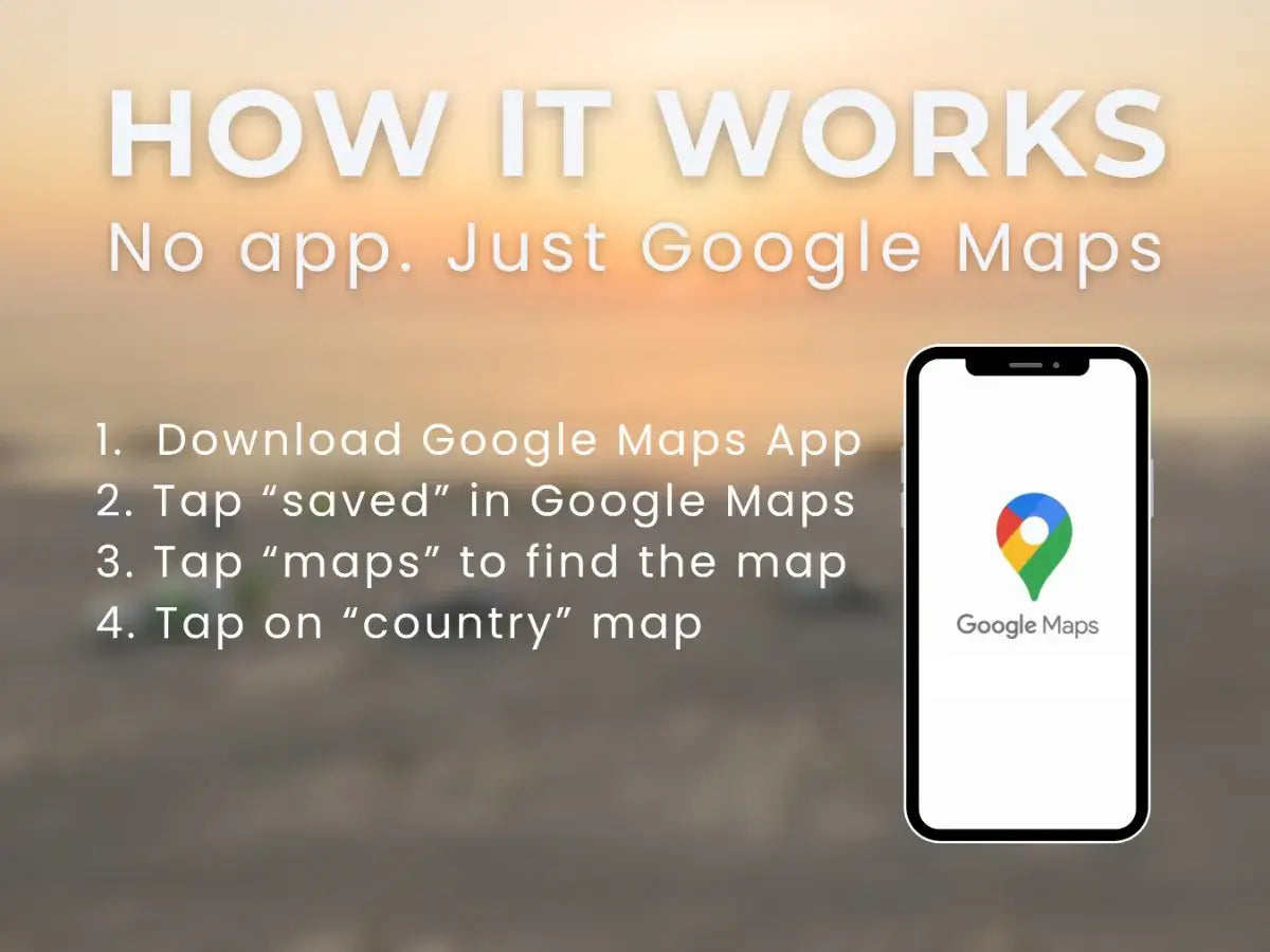 Step-by-step instructions on how to use the Oman Travel Guide in Google Maps