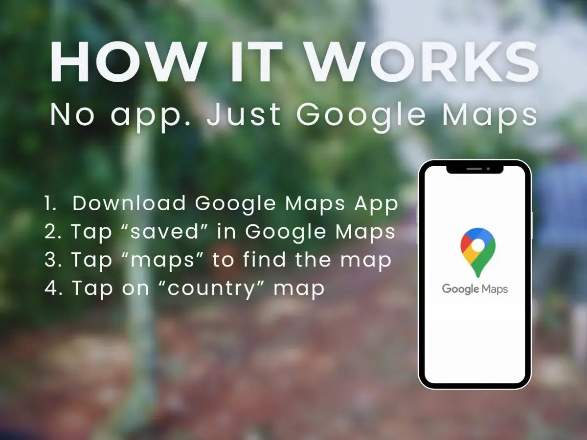 Step-by-step instructions on how to use the Rwanda Travel Guide in Google Maps