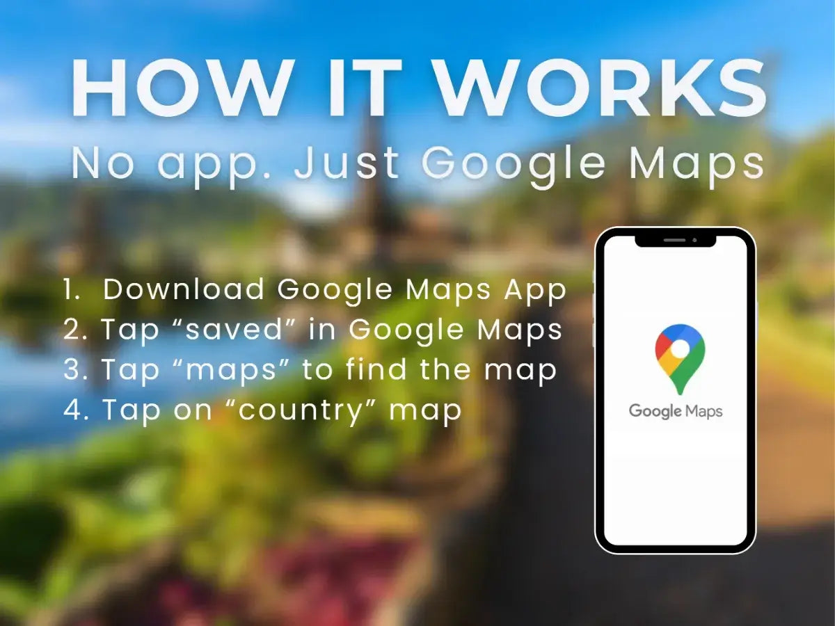 Step-by-step instructions on how to use the Southeast Asia Travel Guide in Google Maps