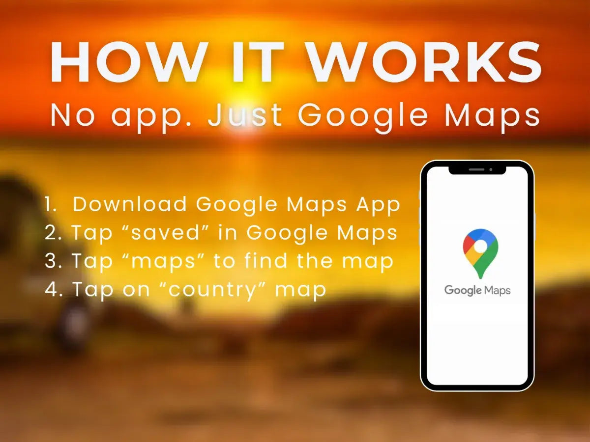 Step-by-step instructions on how to use the Thailand Travel Guide in Google Maps